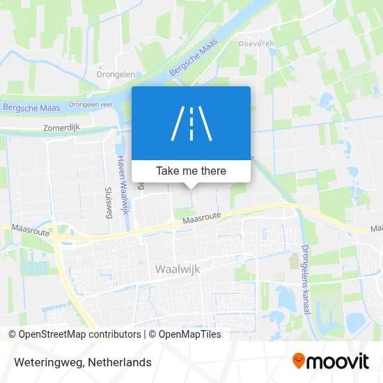 Weteringweg map