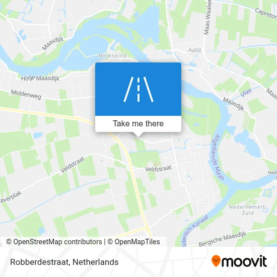 Robberdestraat map