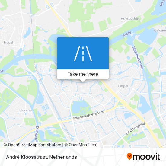 André Kloosstraat map