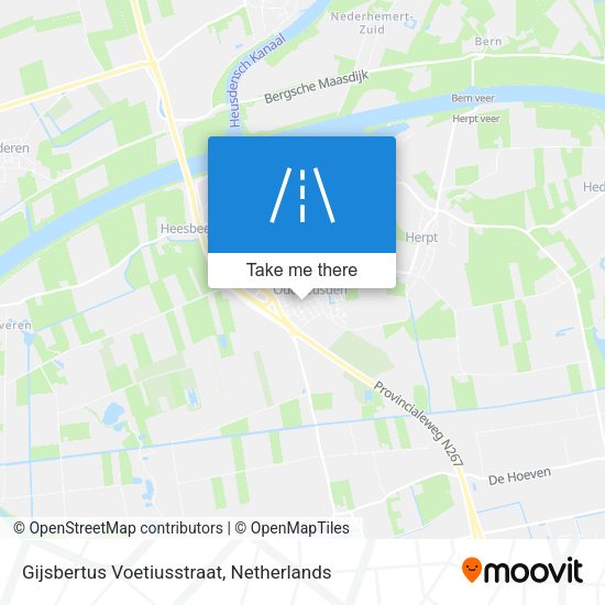 Gijsbertus Voetiusstraat map