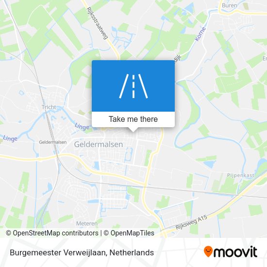 Burgemeester Verweijlaan map