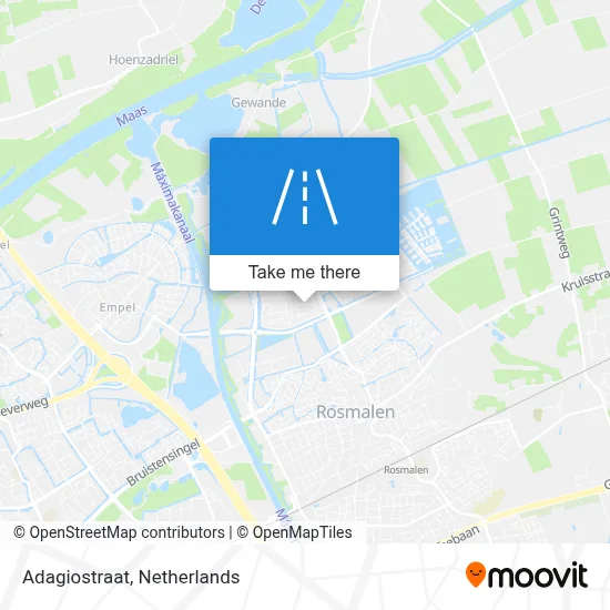 Adagiostraat map