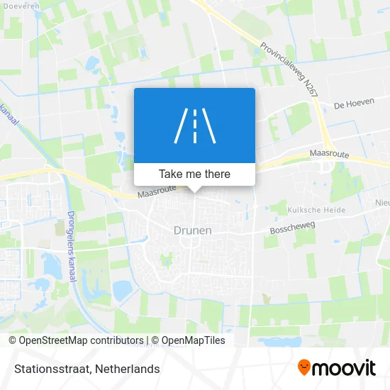 Stationsstraat map