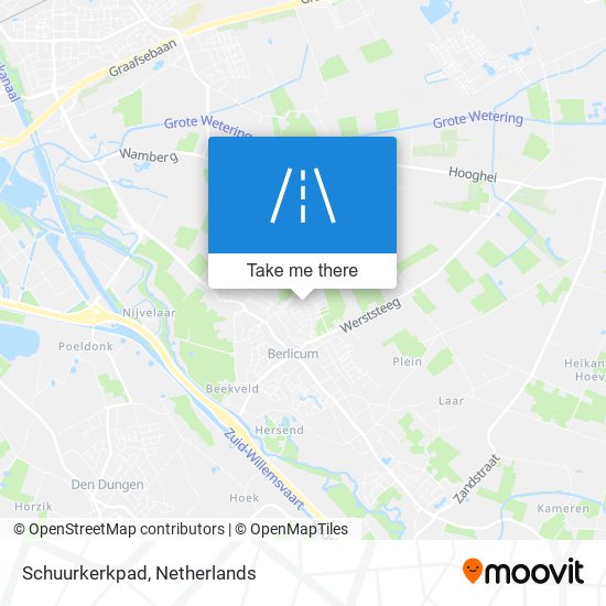 Schuurkerkpad map