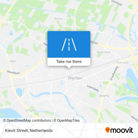 Kievitstraat map