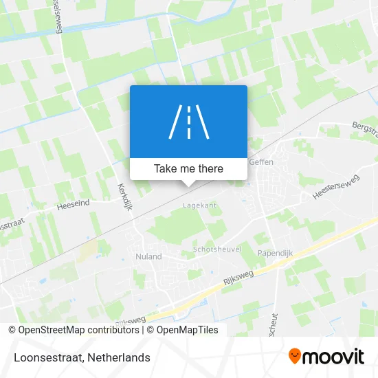 Loonsestraat map