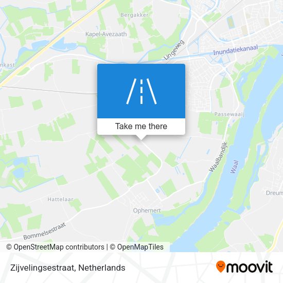 Zijvelingsestraat map
