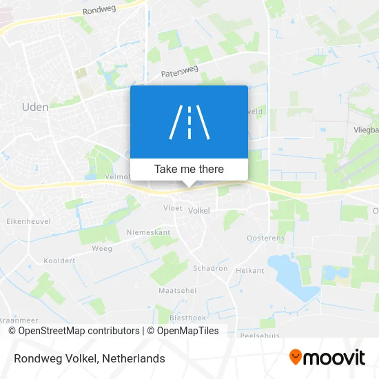 Rondweg Volkel Karte