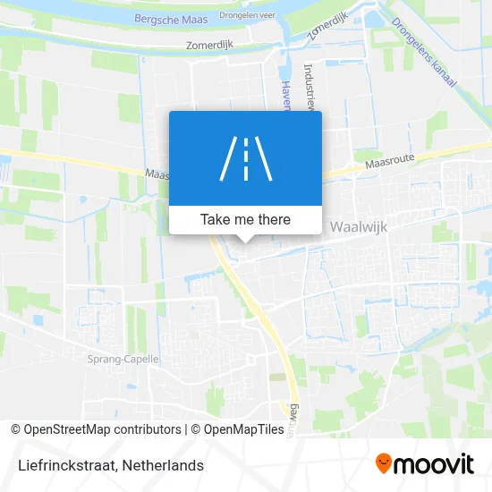 Liefrinckstraat map