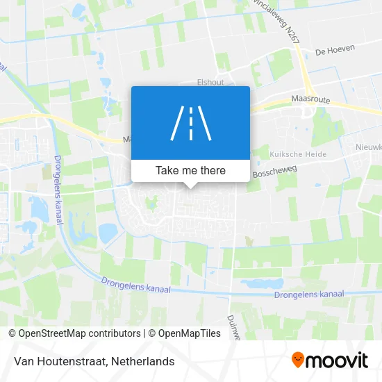 Van Houtenstraat map