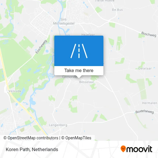 Korenpad map