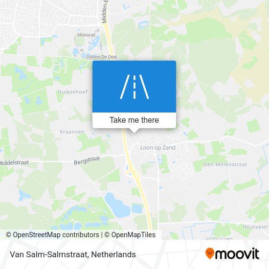 Van Salm-Salmstraat map
