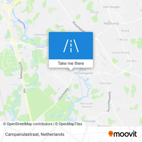 Campanulastraat map