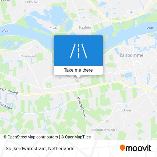 Spijkerdwarsstraat map