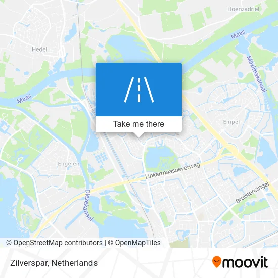 Zilverspar map