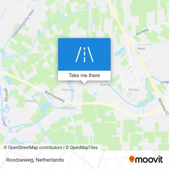 Roodseweg Karte