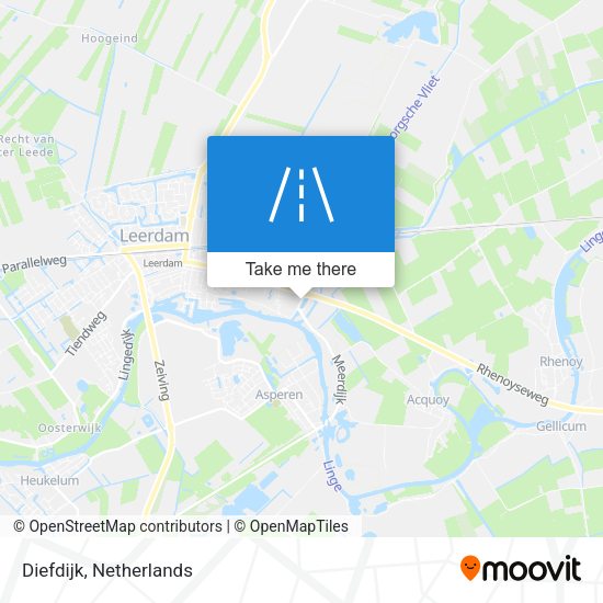 Diefdijk map