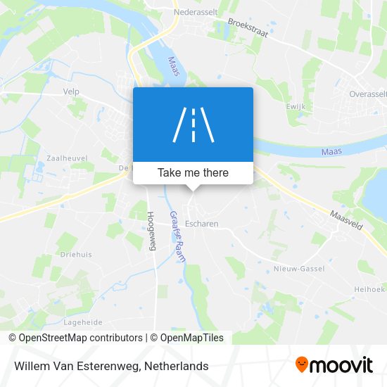 Willem Van Esterenweg map