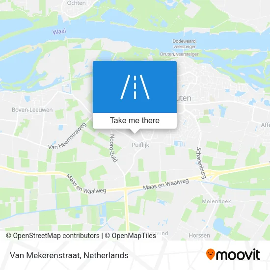Van Mekerenstraat map