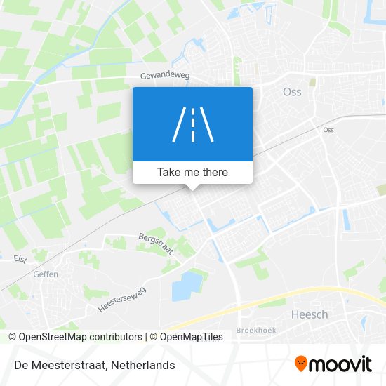 De Meesterstraat map