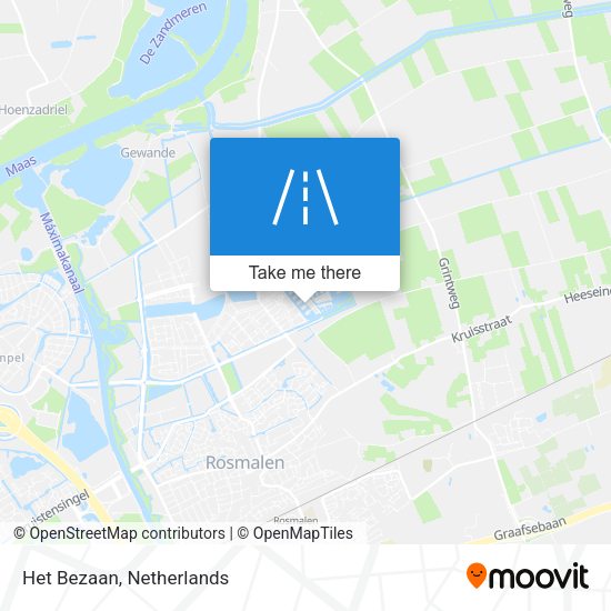 Het Bezaan map