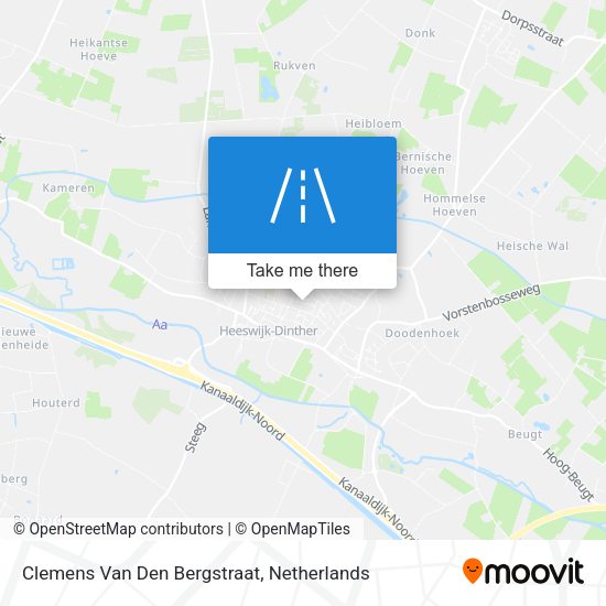 Clemens Van Den Bergstraat map