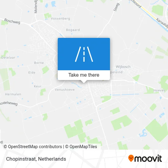 Chopinstraat map