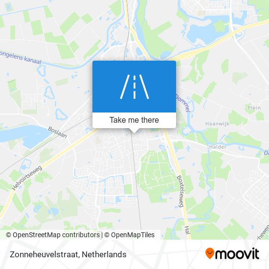 Zonneheuvelstraat map