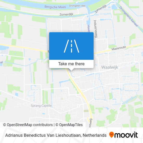 Adrianus Benedictus Van Lieshoutlaan map