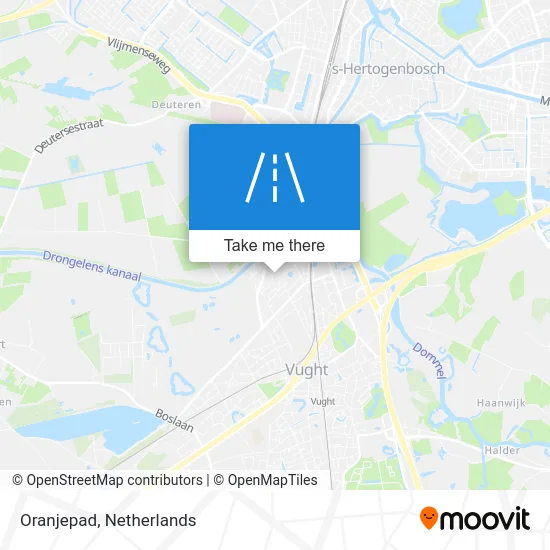 Oranjepad map