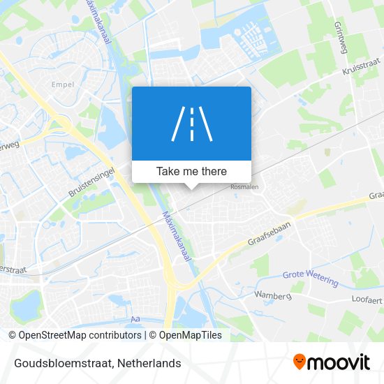 Goudsbloemstraat map