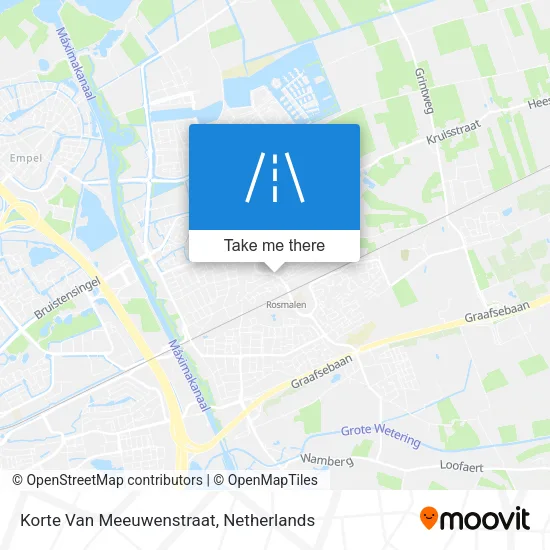 Korte Van Meeuwenstraat map
