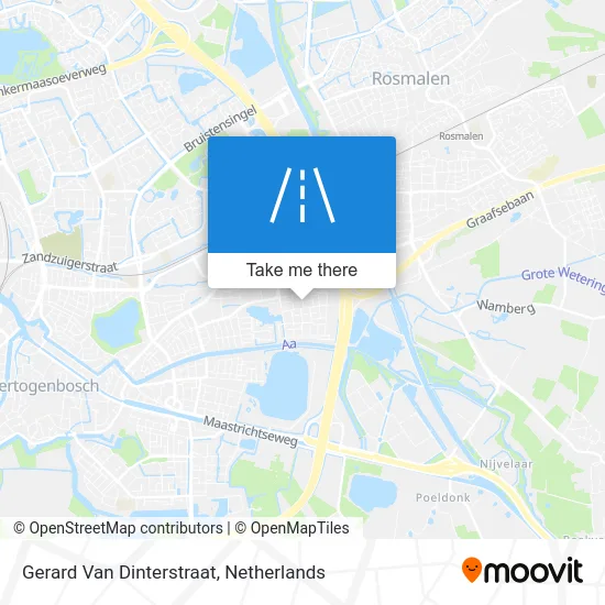 Gerard Van Dinterstraat map