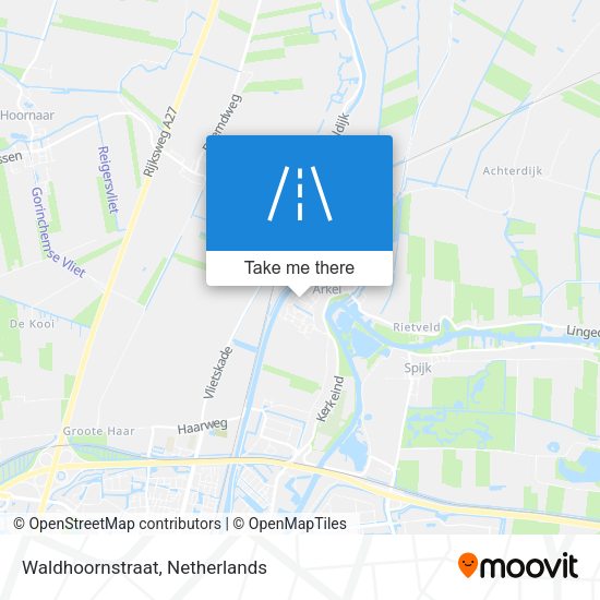 Waldhoornstraat map