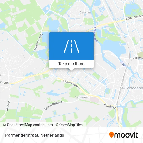 Parmentierstraat map