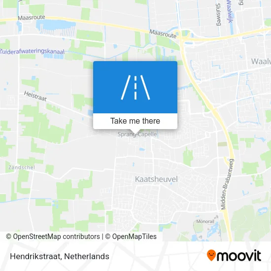 Hendrikstraat map