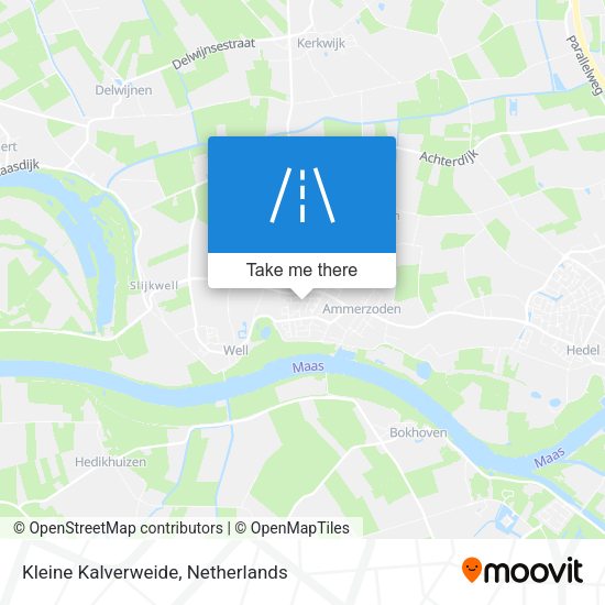 Kleine Kalverweide map