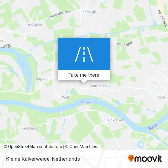 Kleine Kalverweide map