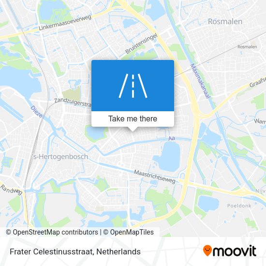 Frater Celestinusstraat map