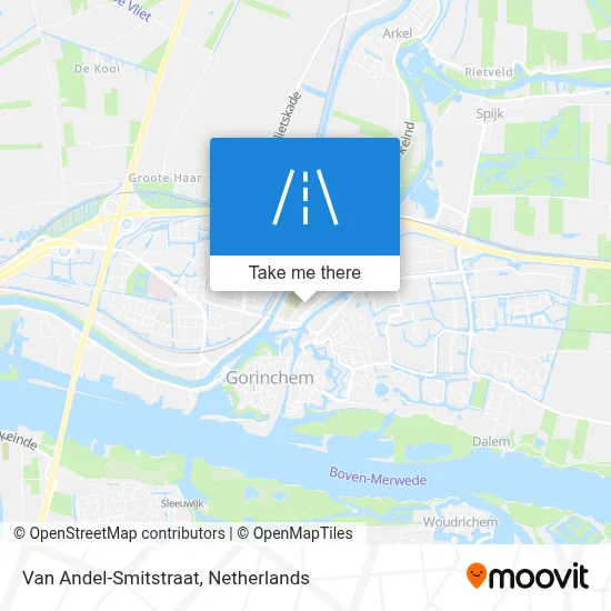 Van Andel-Smitstraat Karte