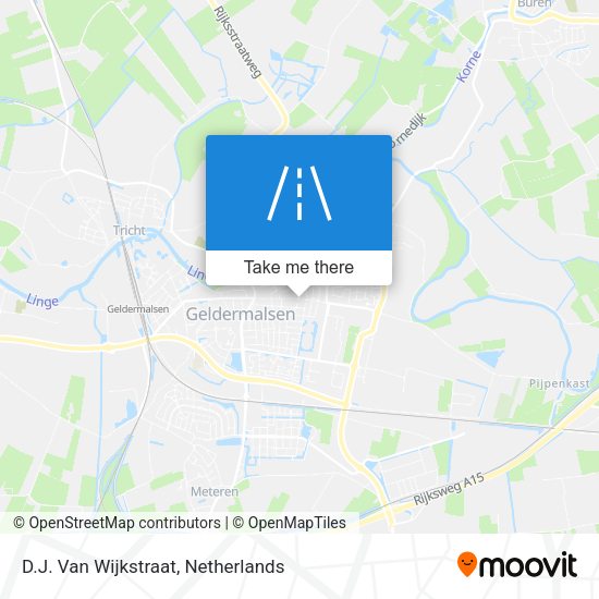 D.J. Van Wijkstraat map