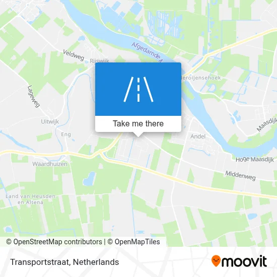 Transportstraat map
