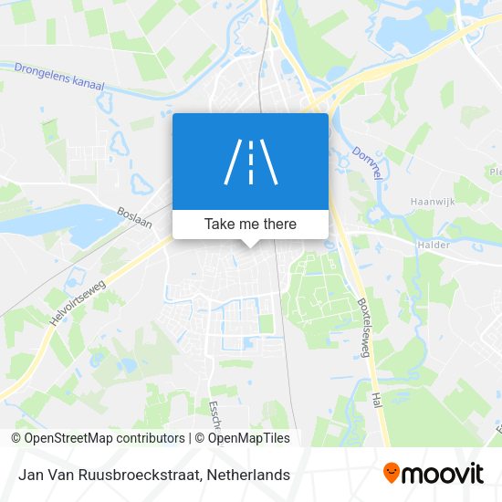 Jan Van Ruusbroeckstraat map