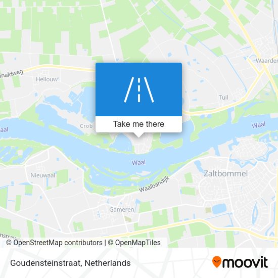 Goudensteinstraat map