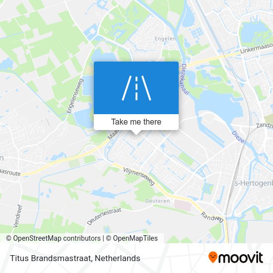 Titus Brandsmastraat map