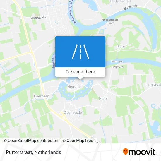 Putterstraat map