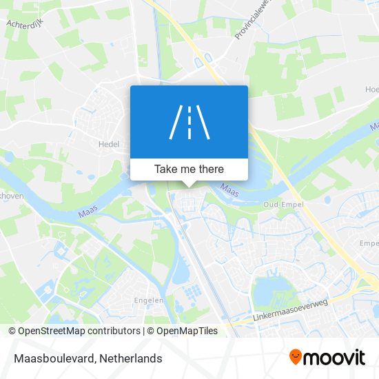 Maasboulevard map