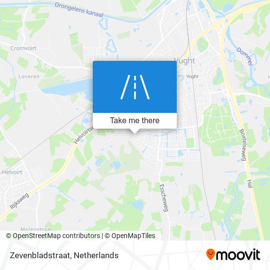 Zevenbladstraat map