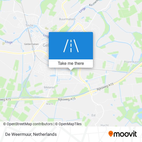 De Weermuur map