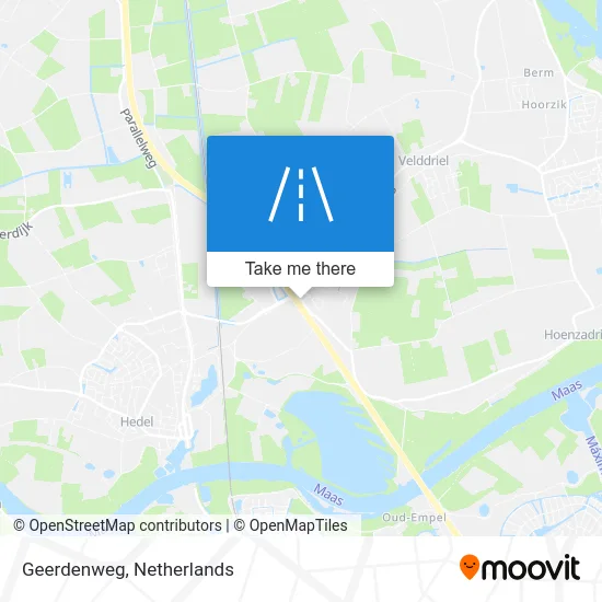 Geerdenweg map